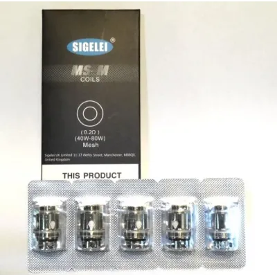 Coil Sigelei MS-M Mesh 0.2 Ohm Coil Sigelei MS-M Mesh 0.2 Ohm