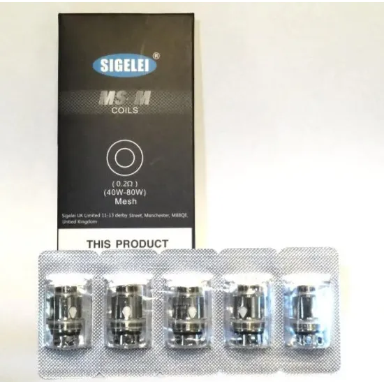 Coil Sigelei MS-M Mesh 0.2 Ohm Coil Sigelei MS-M Mesh 0.2 Ohm