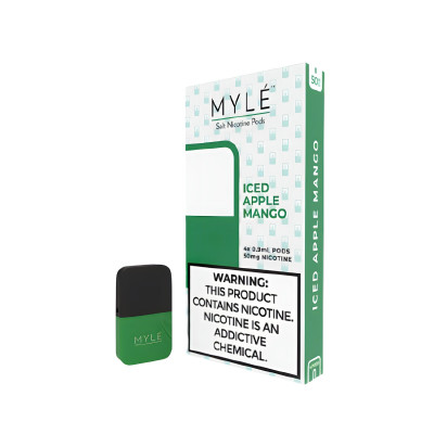 Pod Myle Apple mango iced V3