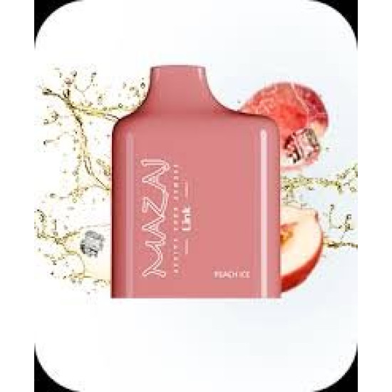 Mazaj Link 8500 Puffs Peach Ice Mazaj Link 8500 Puffs Peach Ice