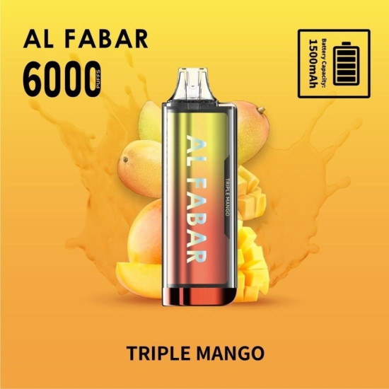 Alfabar giimok GK02 disposable 6000 puffs triple mango Alfabar giimok GK02 disposable 6000 puffs triple mango