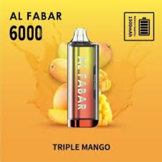 Alfabar giimok GK02 disposable 6000 puffs triple mango Alfabar giimok GK02 disposable 6000 puffs triple mango